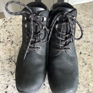 Ecco lace up boots